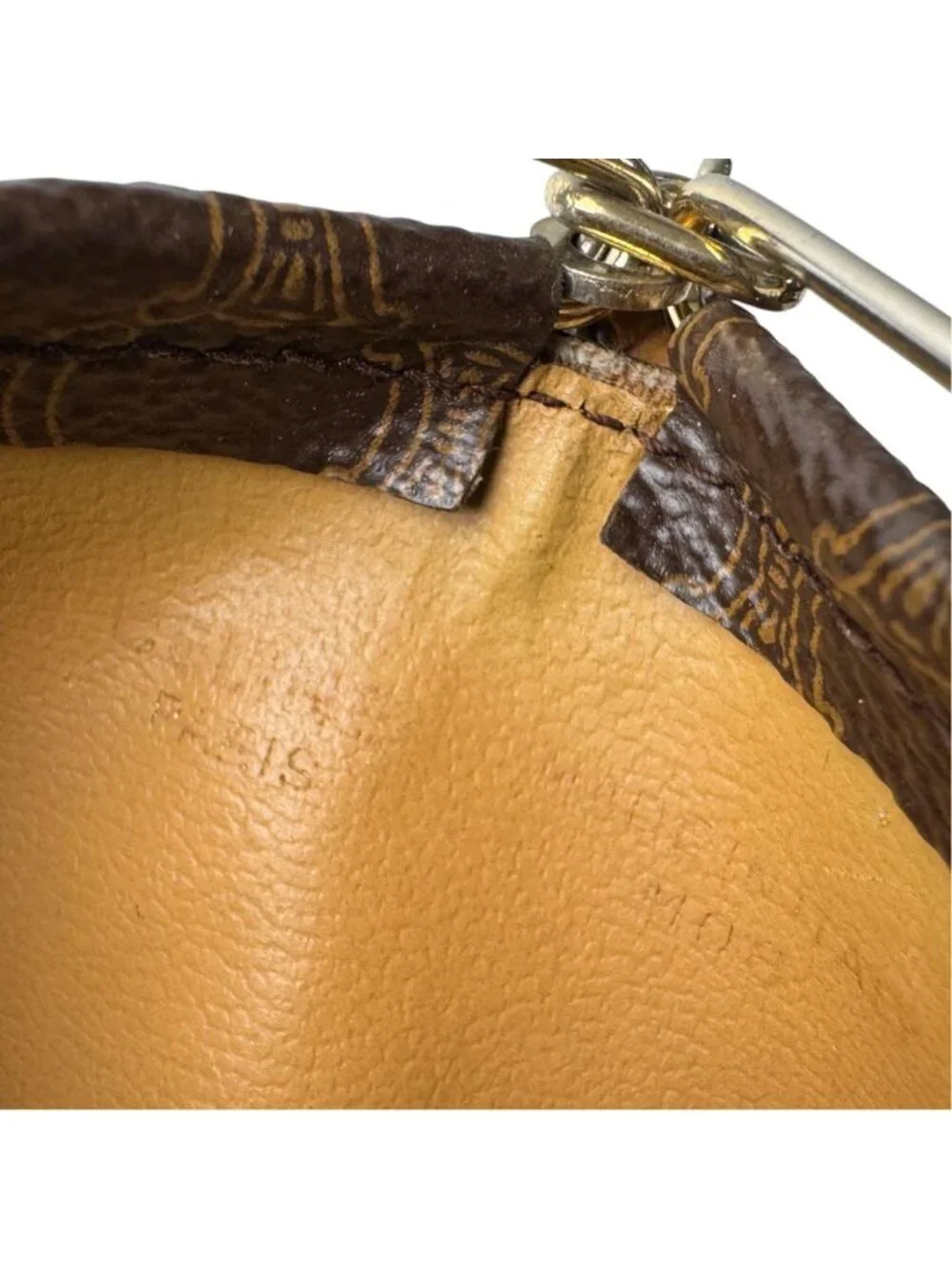 Celine Triangle Coin Purse Macadam Carriage Tassel Vintage